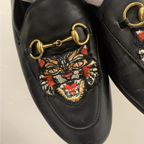 GUCCI Authentic limited edition Leather Angry Cat Horse Bit Jordaan EU 40 US 10 - Picture 14 of 16